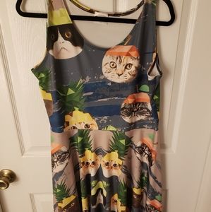 EUC 3x CowCow Cat Dress